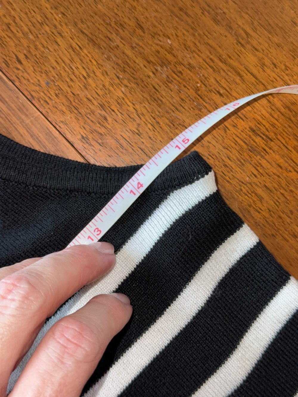 Active USA Black and White Striped Maxi Dress - Picture 5 of 12